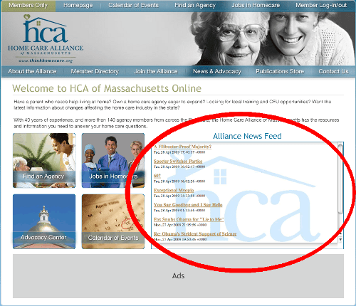 All posts on this site will appear on our homepage in the "Alliance News Feed" section