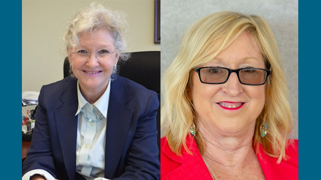 Cheryl Rumley and Pat Kelleher